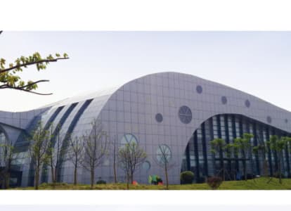 金坛会议中心外景网架工程